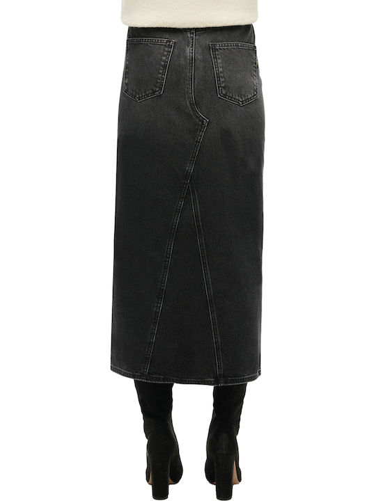 Denim Maxi Rock Denim