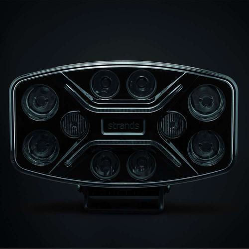 Strands Proiector de Conducere Dark Knight Insane Oval 98w 10500lm 5700k Sld270698