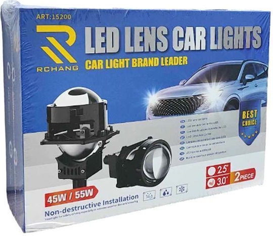 Rchang Autoscheinwerfer 3.0" 6500K 45W/55W Art:15200 2 Stück LED Linse Autoscheinwerfer 2 Stück