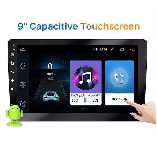 Car Audio System for Smart ForTwo 2015 (Bluetooth/USB/WiFi/GPS/Apple CarPlay/Android Auto) with 9" Touch Screen