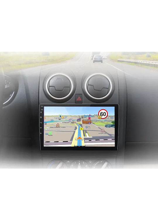 Car Audio System for Nissan Qashqai 2007 Bluetooth USB WiFi GPS Apple CarPlay Android Auto with 9" Touch Screen