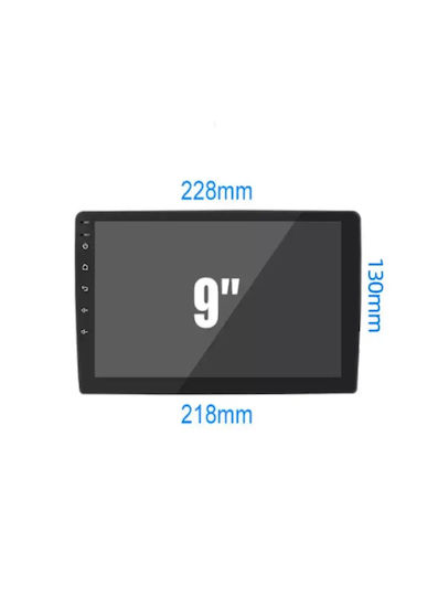 Car Audio System for Smart ForTwo 2015 (Bluetooth/USB/WiFi/GPS/Apple CarPlay/Android Auto) with 9" Touch Screen