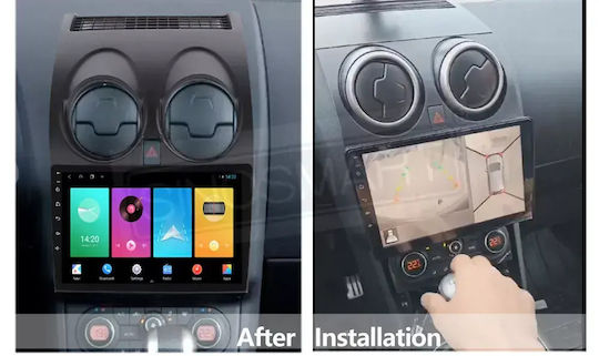 Car Audio System for Nissan Qashqai 2008 Bluetooth USB WiFi GPS Apple CarPlay Android Auto with 9" Touch Screen