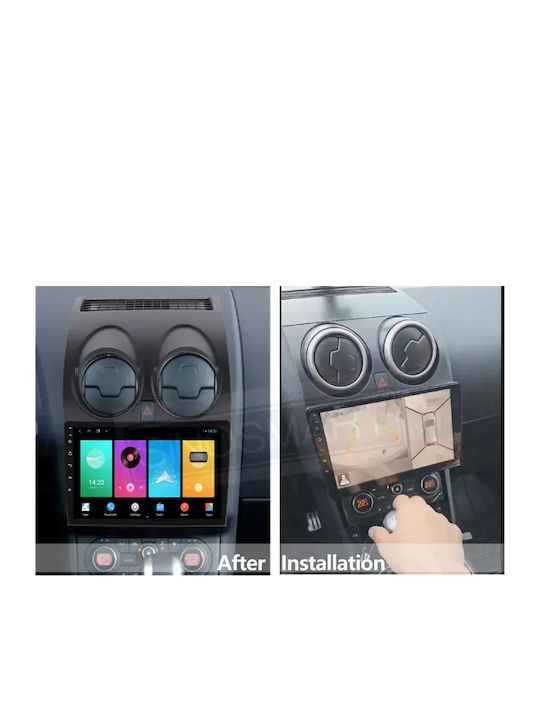 Car Audio System for Nissan Qashqai 2009 Bluetooth USB WiFi GPS Apple CarPlay Android Auto with 9" Touch Screen