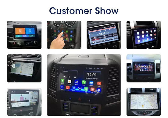 Car Audio System for Nissan Qashqai 2007 Bluetooth USB WiFi GPS Apple CarPlay Android Auto with 9" Touch Screen