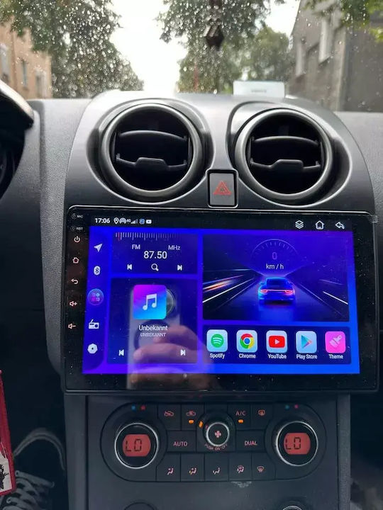 Car Audio System for Nissan Qashqai 2009 Bluetooth USB WiFi GPS Apple CarPlay Android Auto with 9" Touch Screen