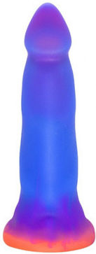 Passion Labs Dildo με Βεντούζα Μωβ