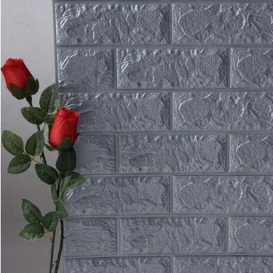 Panouri Decorative 3D Din PVC Autoadezive Gri 70x77cm 10 Bucăți