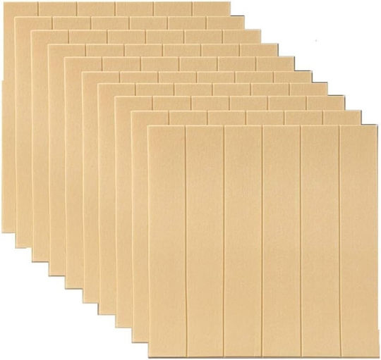 Panouri Decorative 3D Din PVC Autoadezive Ecru 70x70cm 10 Bucăți