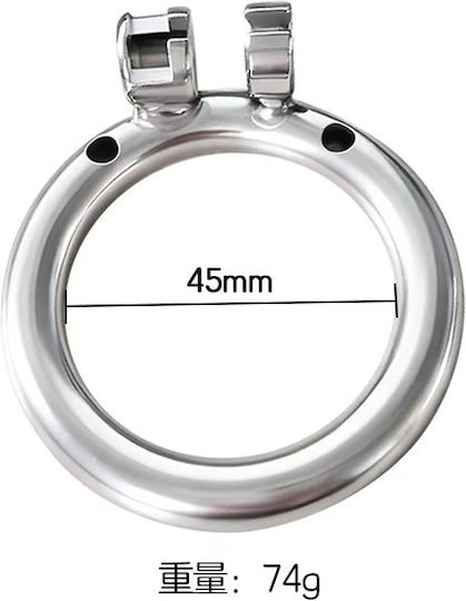 Dragon Penis Cage In Silver Colour