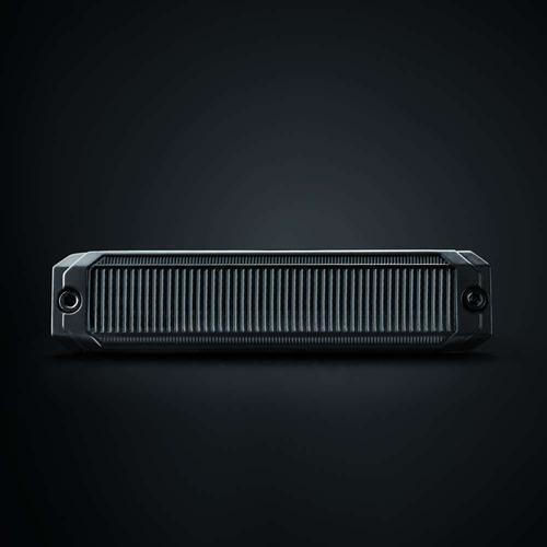 Strands Πίσω Φως Dark Knight Sm6 0,9w Σκούρο Κόκκινο Φακό 120mm Sld809513