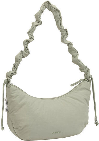 Laessig Diaper Bag-Changing Mat Shoulder/Handbag Green