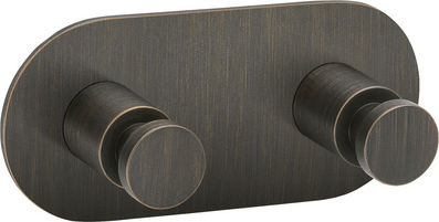 Sanco Ergon 00646-M25 Double Bathroom Hook With Screws Bronze