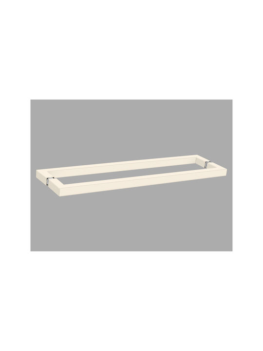 Sanco Glass Double Wall-Mounted Bathroom Rail with Screws Bronze