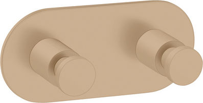 Sanco Ergon 00646-M25 Double Bathroom Hook With Screws Bronze