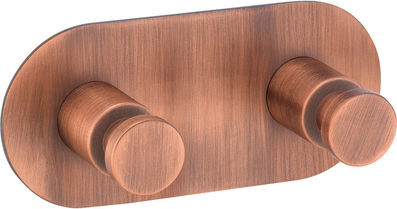 Sanco Ergon 00646-M25 Double Bathroom Hook With Screws Bronze