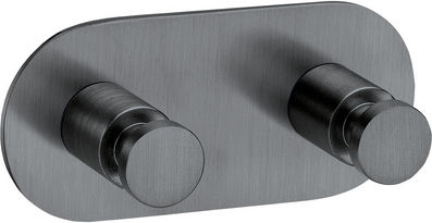 Sanco Ergon 00646-M25 Double Bathroom Hook With Screws Bronze