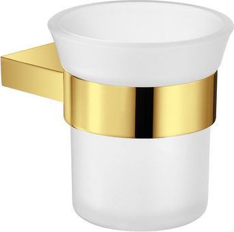 Sanco Academia Wall Mounted Glass Brown Cup Holder
