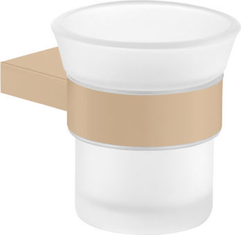 Sanco Academia Wall Mounted Glass Gray Cup Holder