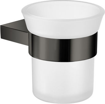 Sanco Academia Wall Mounted Glass Gray Cup Holder