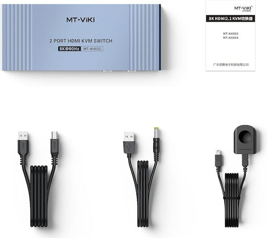 B0CHJK2D3C KVM И Превключвател На Данни С HDMI / USB 3.0