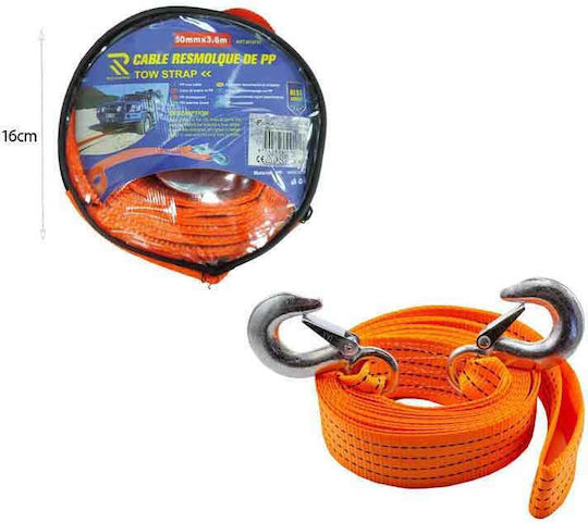Towing Strap Hooks 5 Tons 50mmx3.6m Tow Strap 5t Hooks