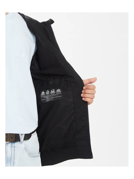 Raynan Wasserdicht Herren Jacke Schwarz