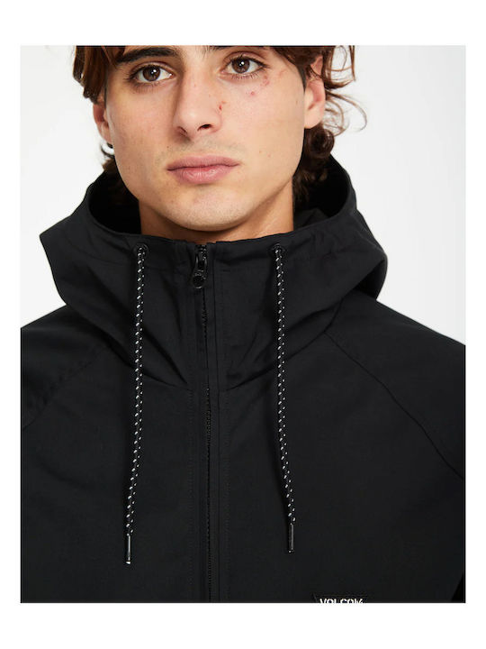 Raynan Wasserdicht Herren Jacke Schwarz