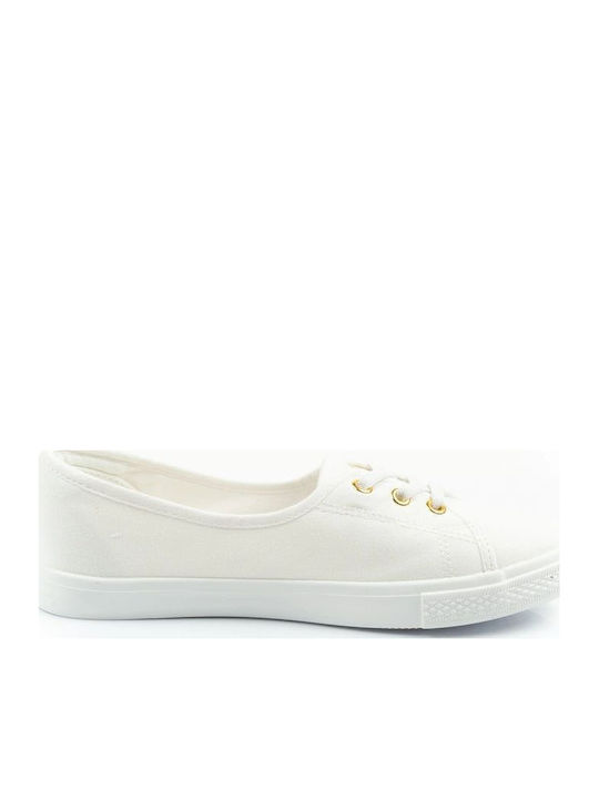 Damen Slip-Ons Stoff Weße