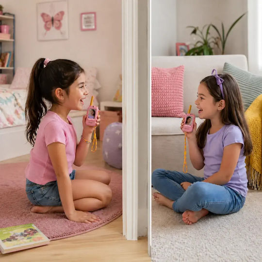 Kids Walkie Talkie Zazu Fun Rechargeable Video Call Pink