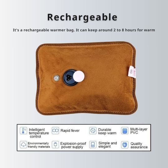 Uncle George Electric Heating Pad Pillow Gray 26x19cm
