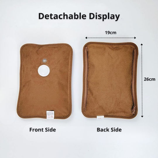 Uncle George Electric Heating Pad Pillow Beige 26x19cm