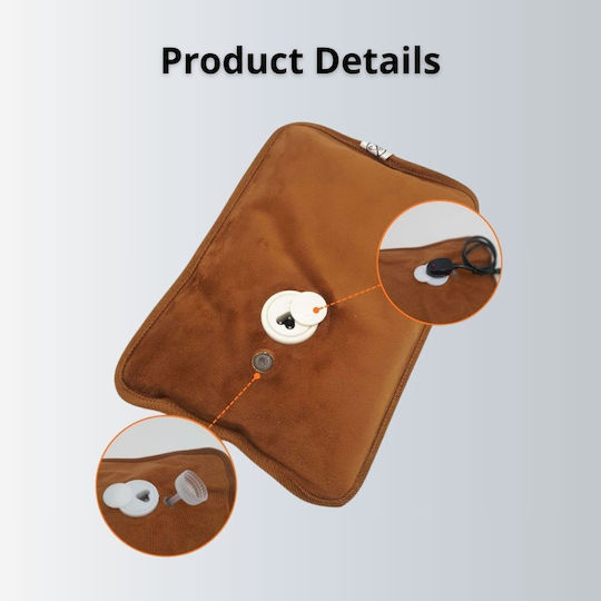 Uncle George Electric Heating Pad Pillow Beige 26x19cm