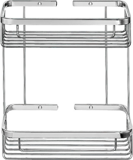 Sanco 00004-A75 Wall Mounted Bathroom Shelf Metallic Brown