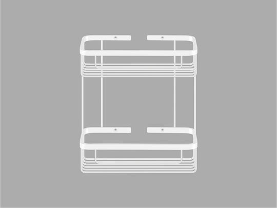 Sanco 00004-A75 Wall Mounted Bathroom Shelf Metallic Brown