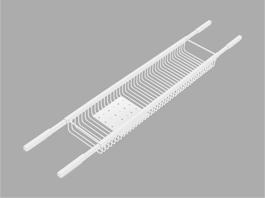 Sanco An Der Wand Montiertes Badezimmerregal Metallisch Braun