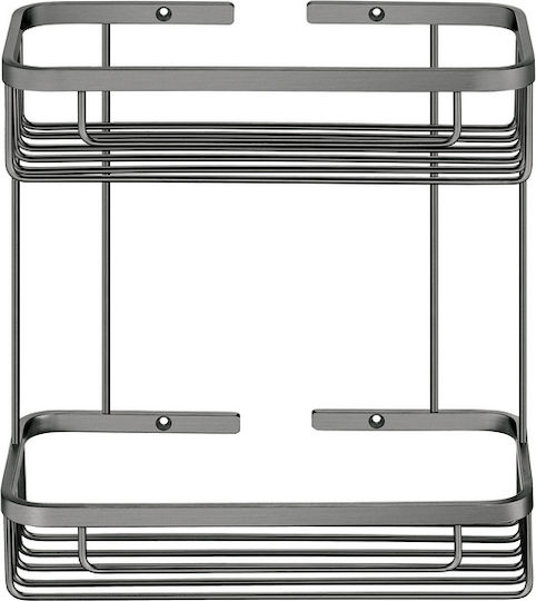 Sanco 00004-A75 Wall Mounted Bathroom Shelf Metallic Brown