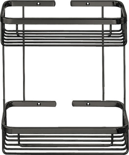 Sanco 00004-A75 Wall Mounted Bathroom Shelf Metallic Brown