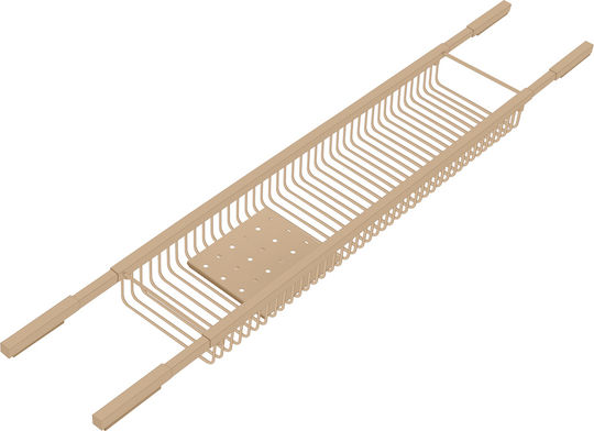 Sanco 00151-M118 Wandmontiertes Badezimmerregal Metallisch Grau