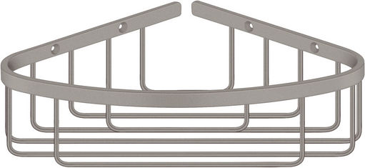 Sanco 00008-M118 Eckmontierte Badezimmerregal Metallisch Grau
