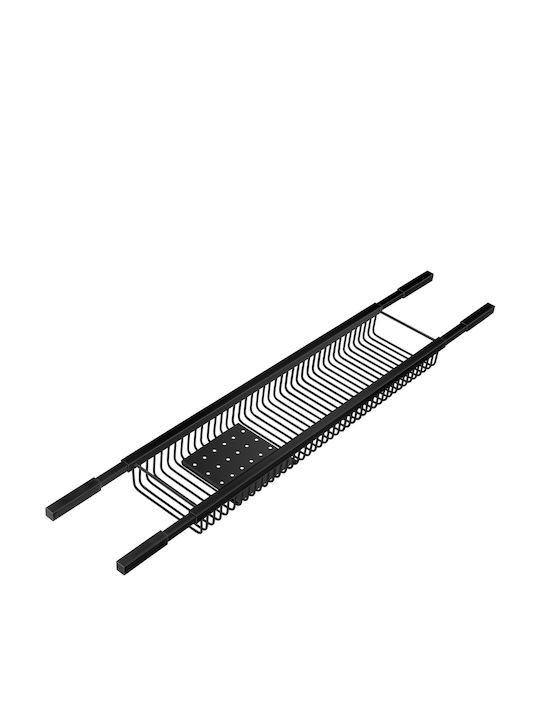 Sanco 00151-M118 Wandmontiertes Badezimmerregal Metallisch Grau