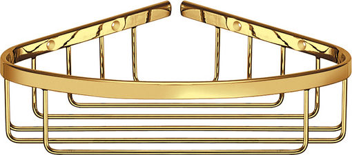 Sanco 00008-M118 Eckmontierte Badezimmerregal Metallisch Grau