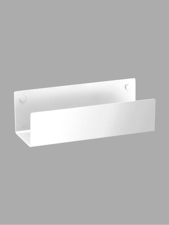 Sanco SH-0502-W30-M118 Wandmontiertes Badezimmerregal Metallisch Grau