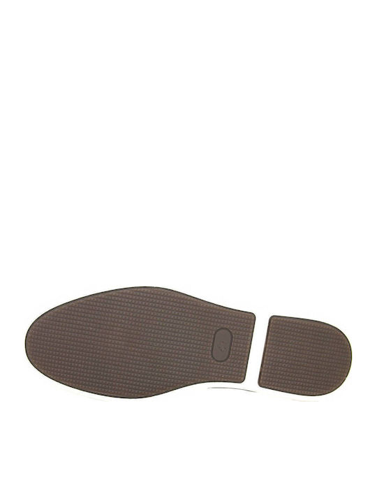 Suede Men's Loafers In Tabac Brown Color