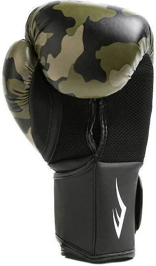 Everlast Γάντια Πυγμαχίας από Συνθετικό Δέρμα για Αγώνα Πράσινα