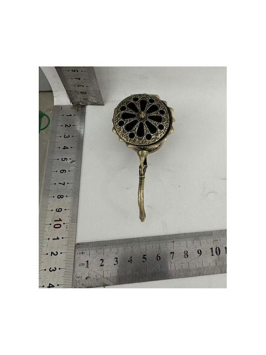 Suport Pentru Bețe De Tămâie Flippy Aliaj De Zinc Model Lotus Ignifug 9.7 X 4.8 X 4.7 Cm Bronz