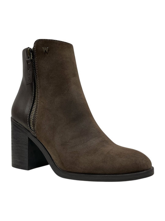 Mid Women's Ankle Boots Brown