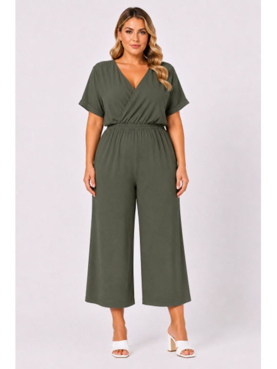 Women’s One-piece Jumpsuit Khaki SH-47280-26TS-Khaki