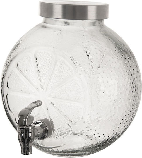 Orion Getränkespender Glas mit Zapfhahn 5.4lt