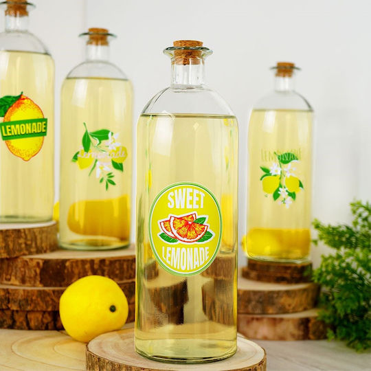 Vilde Getränkespender Glas mit Zapfhahn 1lt